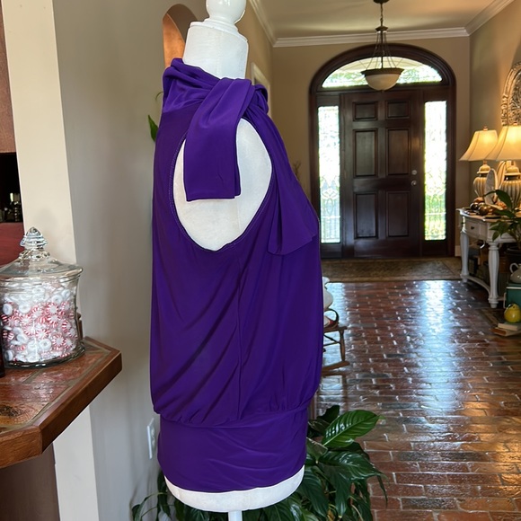 Rachel Rachel Halter mock neck top szL - Picture 4 of 7